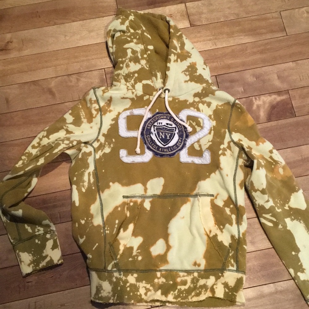 Abercrombie & Fitch Bleach Dyed Hoodie